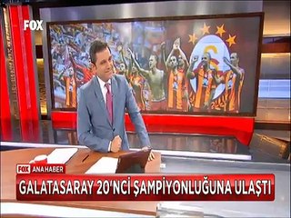 Sokaklarda Galatasaraylılar 4. yıldızı kutladı Fenerbahçeliler futbolcu otobüsünü taşladı