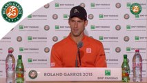 Conférence de presse Novak Djokovic Roland Garros 2015 / 1er Tour
