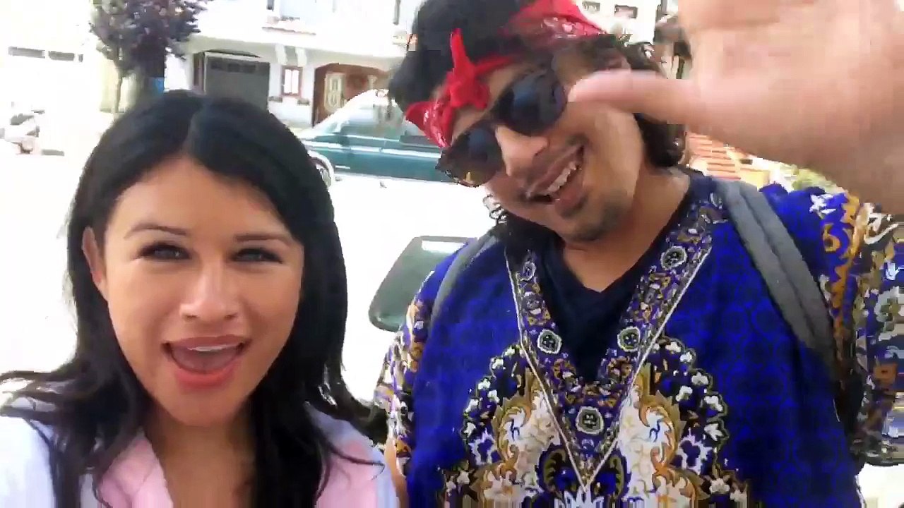 Insta Krista on the street for Bay to Breakers