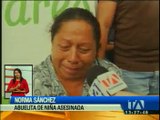 Hallan muerta a la niña que desapareció en Santa Elena
