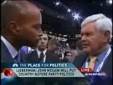 Newt Gingrich Slams Reporter Ron Allen About Sarah Palin