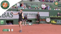 Temps forts Kristina Mladenovic - Eugenie Bouchard Roland-Garros 2015 / 1er Tour