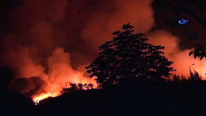 Cam fabrikasında büyük yangın !