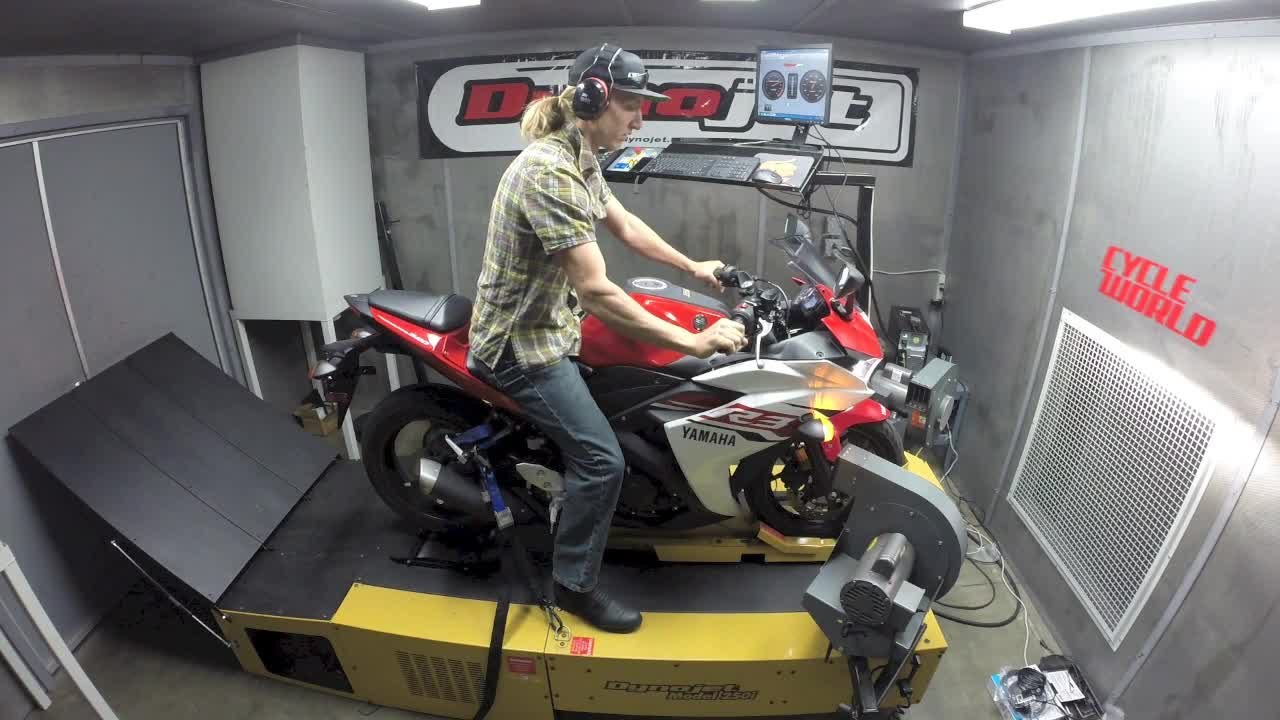 DYNO RUN VIDEO: 2015 Yamaha YZF-R3