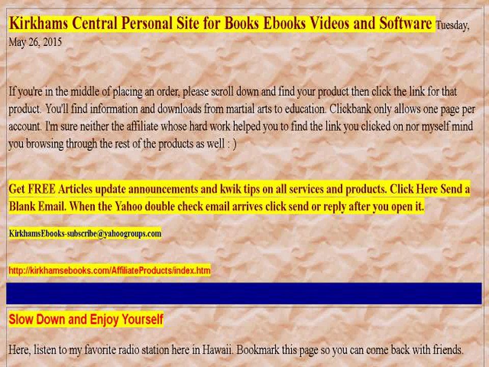 Kirkhams Ebook Video And Software Store.