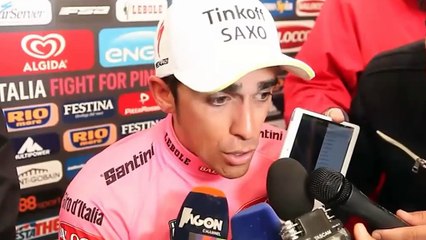Contador: "Protagonista in questa tappa...meglio di una vittoria"