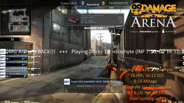 dabo0 - 99DMG Arena Playing Ducks vs nEophyte + the winner vs LDLC White (REPLAY)