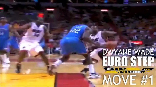 Dwyane Wade Euro Step Signature Basketball Moves HD