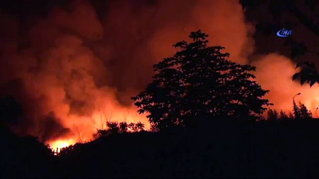 Eskişehir’de büyük yangın ! TOMA’lar da müdahale ediyor
