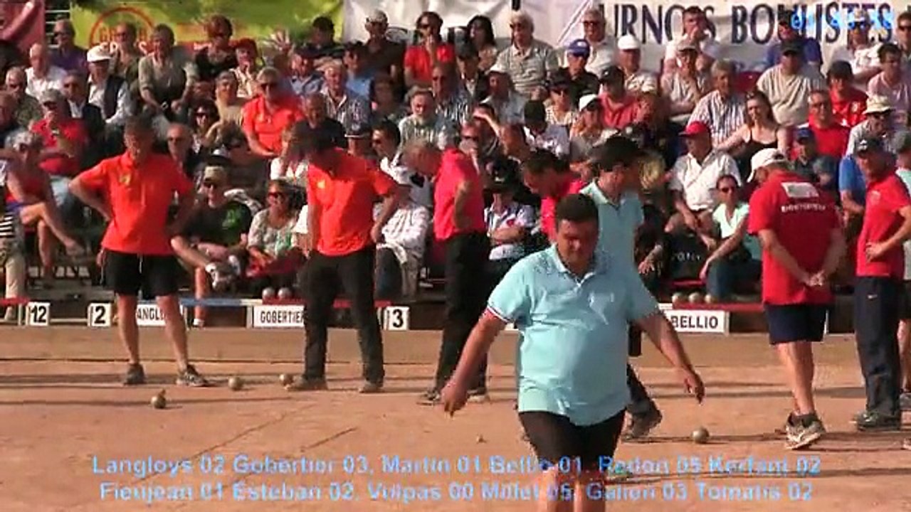 Barrages M1 et Quarts F1 des Super 16, Sport Boules, Lyon 2015