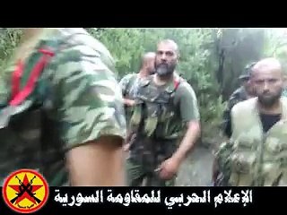 عملية اخلاء جثمان شهيد في جبل الريانة من قبل... - المقاومـة السوريـة‬