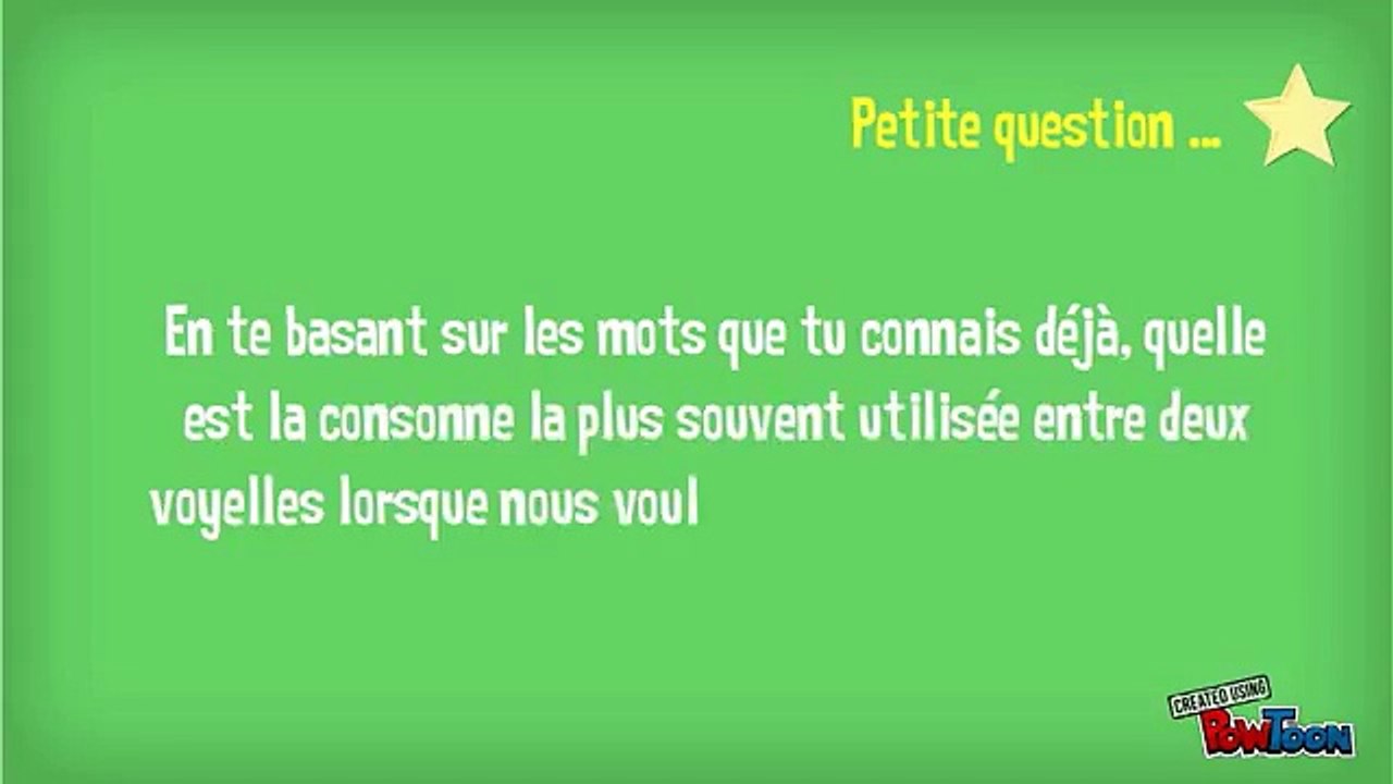 La lettre S_Le son [z] entre deux voyelles (auteur  Camille Lapointe )