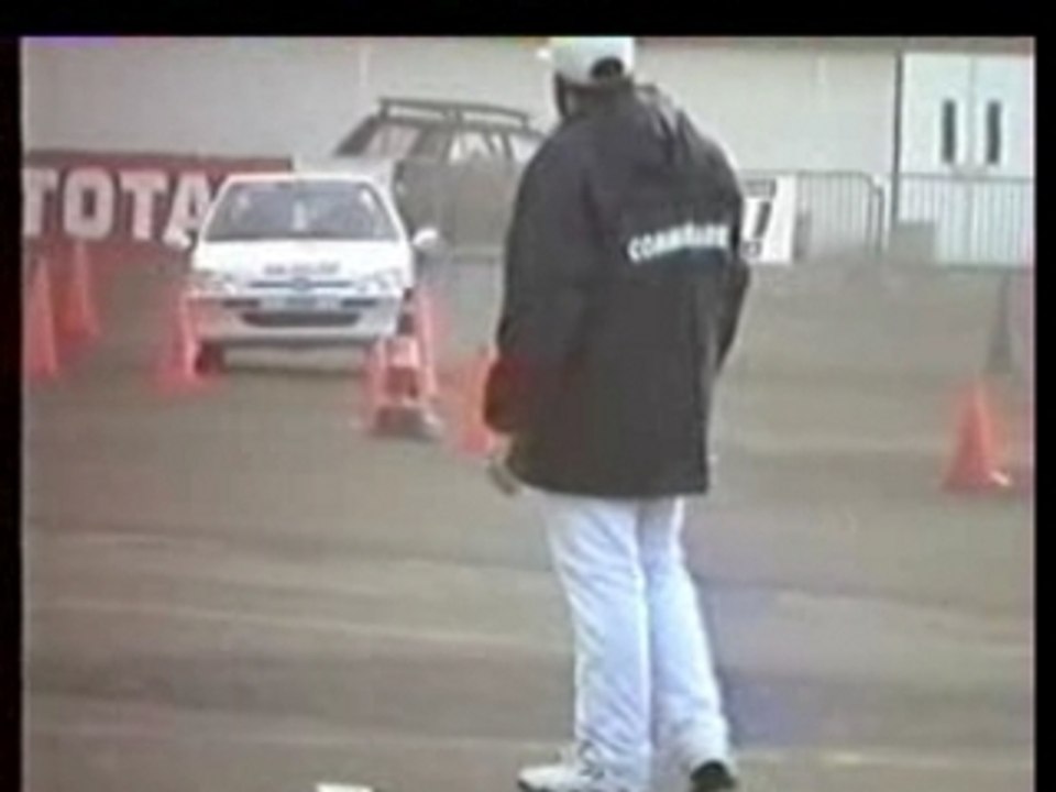 Stéph au Rallye Jeunes Peugeot