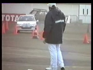 Stéph au Rallye Jeunes Peugeot