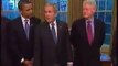 Photo-op, five U.S. presidents together, Senior Bush, Obama, Bush, Clinton and Cartor. - Reuters