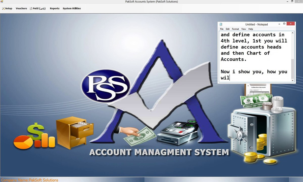 PakSoft Accounts Management System