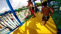 GoPro Point of View at LEGOLAND Florida Water Park - Twin Chasers Slide