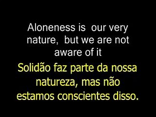 Aloneness by Osho (Legendado)