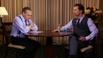 Matthew McConaughey speaks to Larry King on his major weight loss for new role, his son's reaction to getting married and stripping down for 