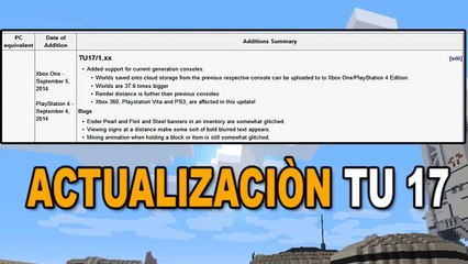 ACTUALIZACION TU 17 | MINECRAFT | XBOX 360 | USB | GRATIS