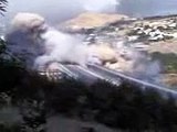 Rocket Hitting Bridge Lebanon 2006 War