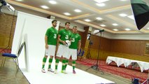 Ireland Players reveal new Republic of Ireland Home Jersey