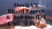 Red Devil & Blood Parrot vs Dovii Cichlid Fight II