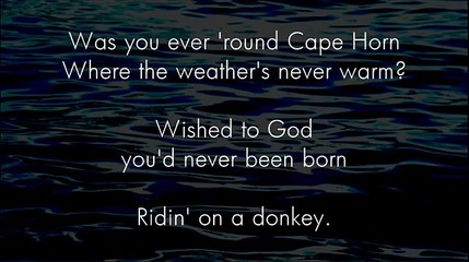 Donkey Riding - Great Big Sea - Lyrics ,