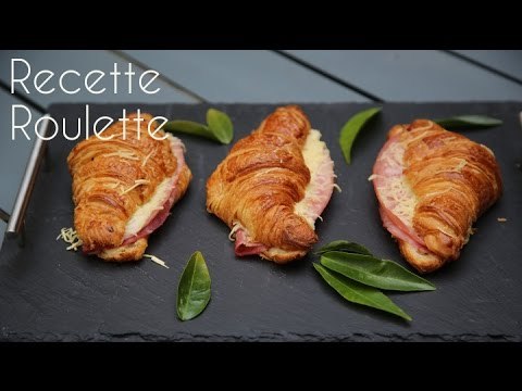 Croissants au jambon et au fromage !