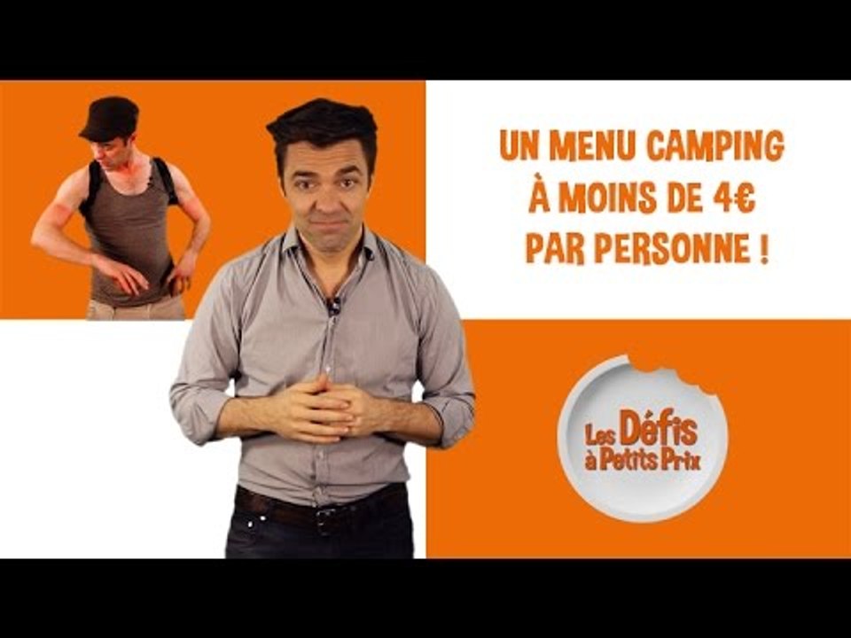 Menu camping à 4 € - Défis à petits prix