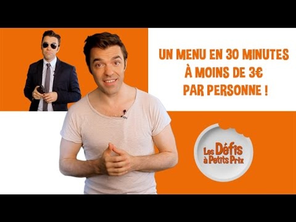 Un menu rapide en moins de 30 min à moins de 3 € - Défis à Petits Prix