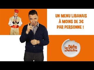 Menu libanais à 3 € - Défis à petits prix