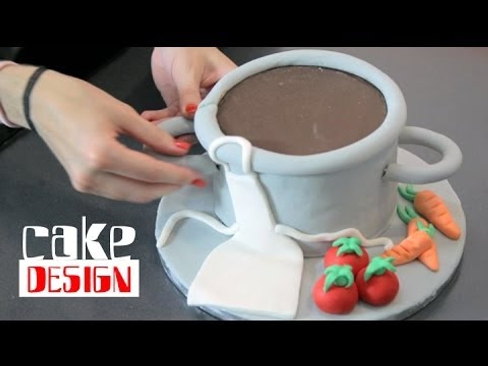 Gâteau sur le thème de la cuisine - Cake design : la déco c'est du gâteau !