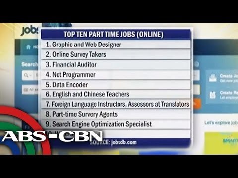 What are the top 10 part-time jobs?