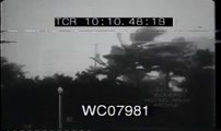 1940s South Florida Hurricane Actual Footage!