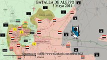 Siria HD - Aleppo - Fuertes Combates entre el Ejército Sirio y los Terroristas - 6 Mayo 2014