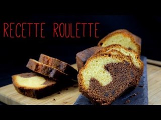 Quatre-quart marbré aux pépites de chocolat