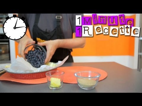 1 Minute 1 Recette : Tarte aux myrtilles