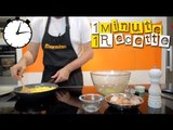 1 Minute 1 Recette : Omelette au fromage