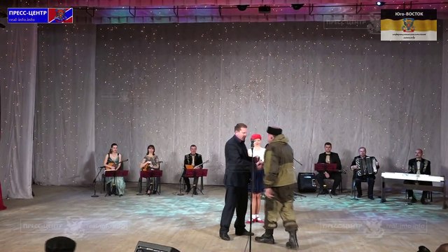 Награждение орденами ЛНР командиров подразделений за оборону и освобождение республики