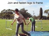 Jump For Joy With Premier Trampolines. How to assembly instructions round trampoline.