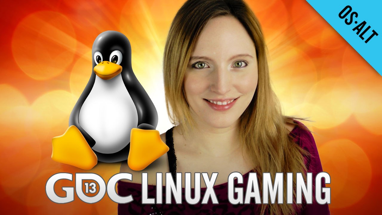 Tux Joins the Race @ GDC 2013 - Linux Gaming!