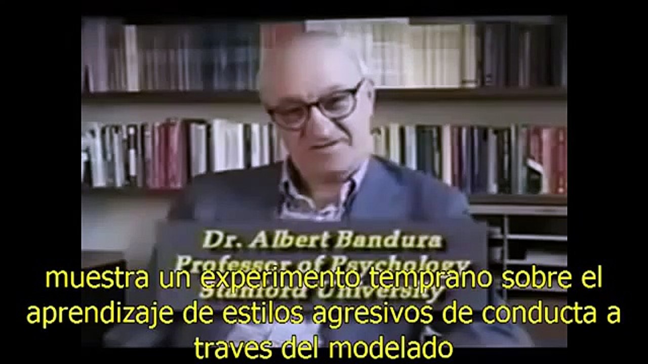 Experimento del Muñeco Bobo (aprendizaje agresión social)