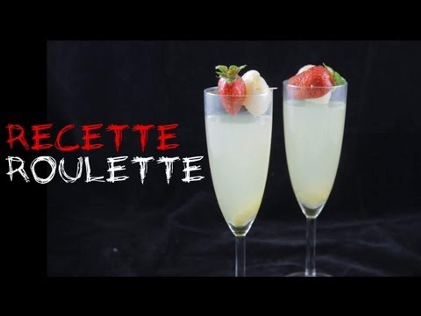 Recette : cocktail champagne gingembre et litchi - Vidéo Dailymotion