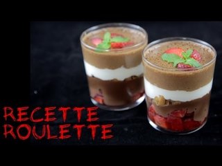 Recette : Verrine de fruits aux trois chocolats