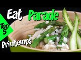 Top 5 : Eat Parade Recettes du printemps