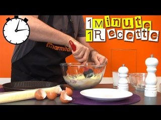 1 Minute 1 Recette : Quiche jambon fromage
