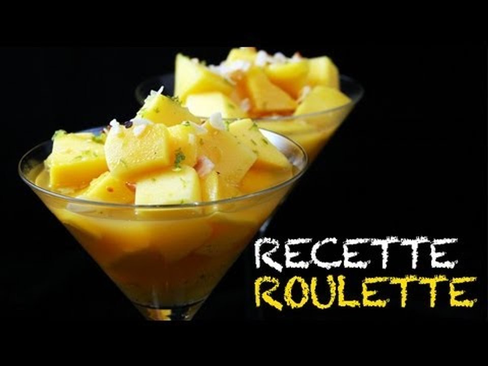 Recette : Mangue au jus d'agrumes épicé
