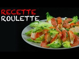 Salade sucrine pamplemousse et langouste !