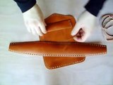 tutorial lavorazione cuoio: come creare una borsa o scarsella